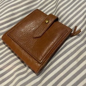 Madewell brown leather wallet